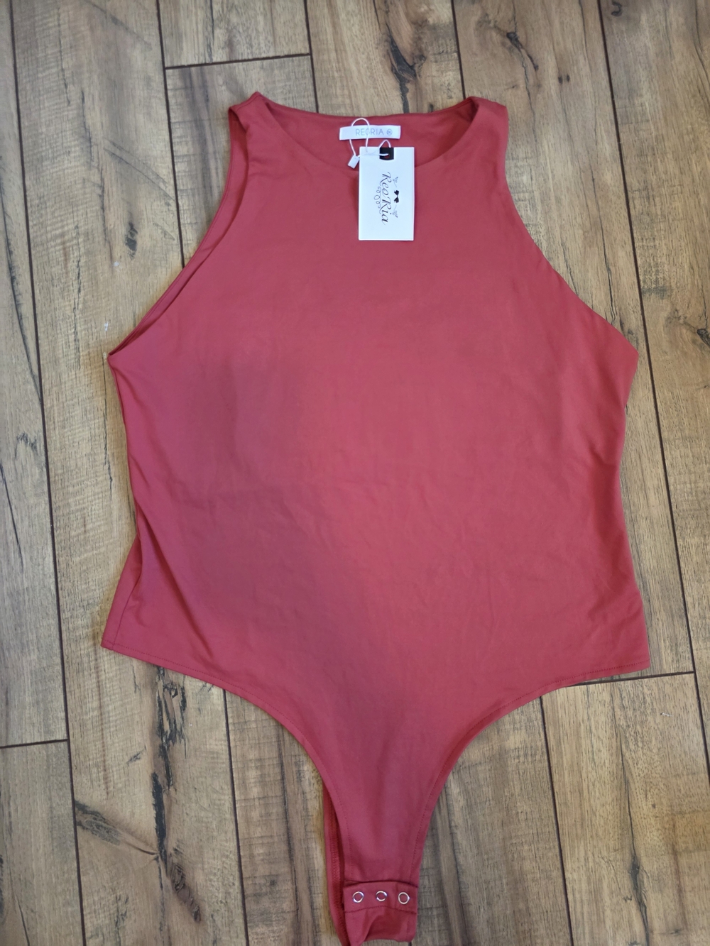 New ReoRia Rust Fall One Piece Smooth Bodysuit Plus Size 2XL